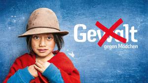 Foto: Plakataktion von Plan International e.V.